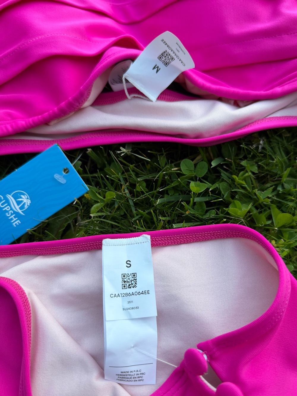 CUPSHE - NWT - brand new CUPSHE pink bikini. - Picture 4 of 4